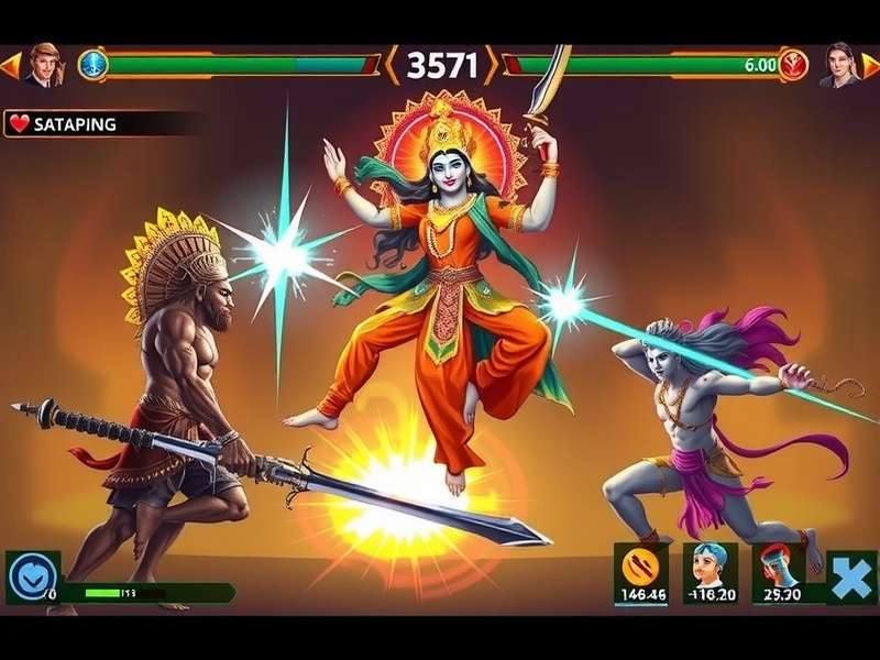 Durga S Divine Battle Indian festival event